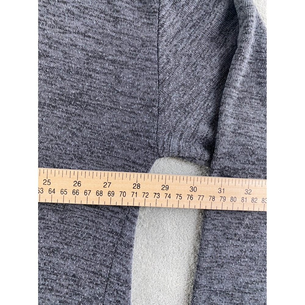 Xersion Womens XL Gray Heathered Open‎ Front Cardigan Pockets Criss Cross Back - Picture 10 of 16